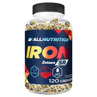 Allnutrition Iron SR, żelazo, 120 kapsułek - zdjęcie produktu