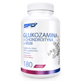 SFD Glukozamina + Chondroityna + MSM, 180 tabletek - miniaturka zdjęcia produktu