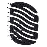 Sister Young Mila, mini szczotka do włosów do torebki lub plecaka, czarna, 1 sztuka - miniaturka zdjęcia produktu