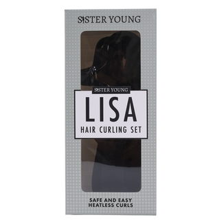 Sister Young Lisa, wałek do włosów, bez użycia ciepła, czarny, 1 sztuka - zdjęcie produktu