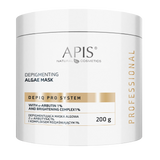 Apis Professional Depiq Pro System, depigmentująca maska algowa z α-arbutyną 1% i kompleksem rozjaśniającym 1%, 200 g - miniaturka zdjęcia produktu