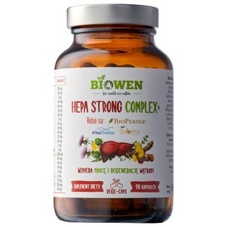 Biowen Hepa Strong Complex+, 90 kapsułek - zdjęcie produktu