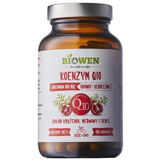 Biowen Koenzym Q10, 100 kapsułek - zdjęcie produktu