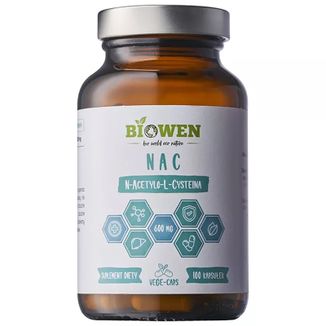 Biowen NAC 600 mg, 100 kapsułek - zdjęcie produktu