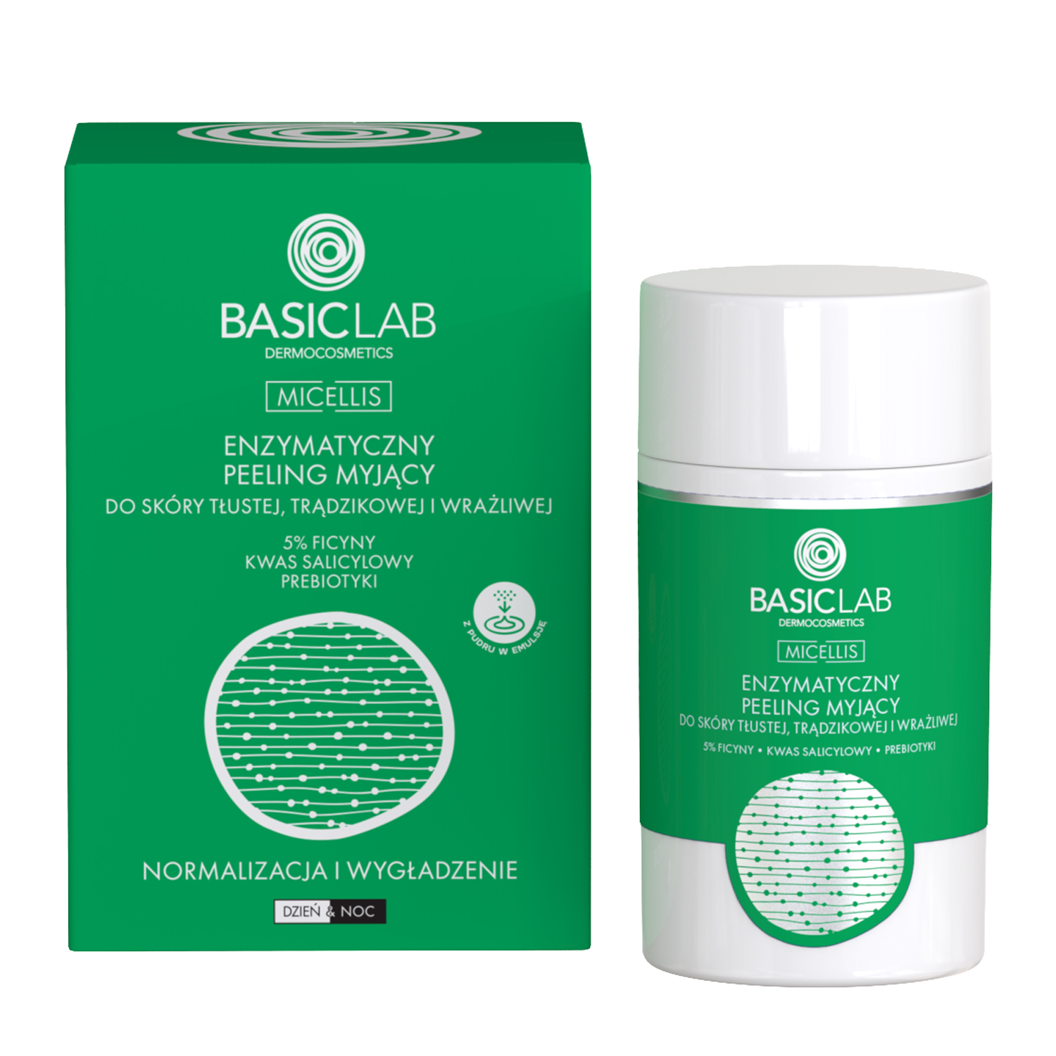 Basiclab BasicLab, enzymatisch peeling reinigend für fettige Haut, zu Akne neigend und empfindlich, 35 g — Inhaltsstoffe und Bewertung