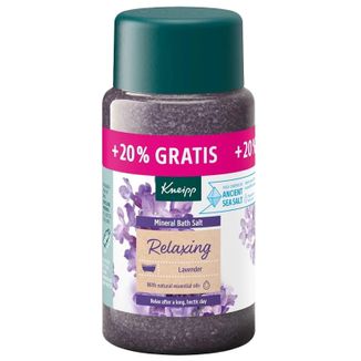 Kneipp Relaxing Lawenda, kryształki do kąpieli z soli mineralnej, 600 g - zdjęcie produktu