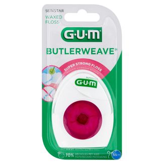 Sunstar Gum Butlerweave, nić dentystyczna, woskowana, 55 m - zdjęcie produktu