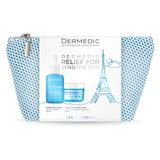 Zestaw Dermedic Hydrain, serum nawadniające twarz, szyję i dekolt, 30 ml + krem dogłębnie nawilżający 15 ml - miniaturka zdjęcia produktu