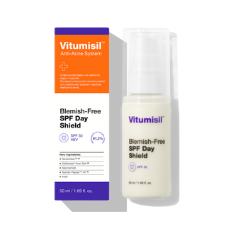 Vitumisil Blemish-Free, nawilżający krem na dzień, SPF 50, 50 ml - zdjęcie produktu