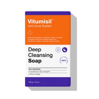 Vitumisil Deep Cleansing, mydło przeciwtrądzikowe, 100 g - zdjęcie produktu