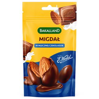 Bakalland Migdał w mlecznej czekoladzie, 75 g - zdjęcie produktu