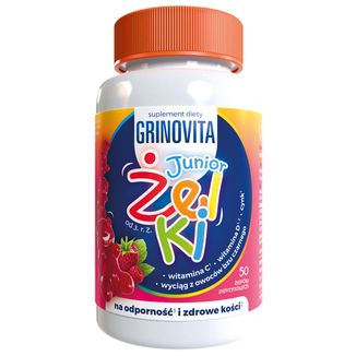 Grinovita Junior, żelki, 50 sztuk - zdjęcie produktu