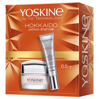 Zestaw Yoskine Hokkaido Japan Enzyme 65+, krem do twarzy, 50 ml + krem pod oczy i na powieki, 15 ml - zdjęcie produktu