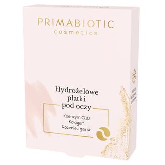 Primabiotic Cosmetics, hydrożelowe płatki pod oczy, 5 saszetek - zdjęcie produktu