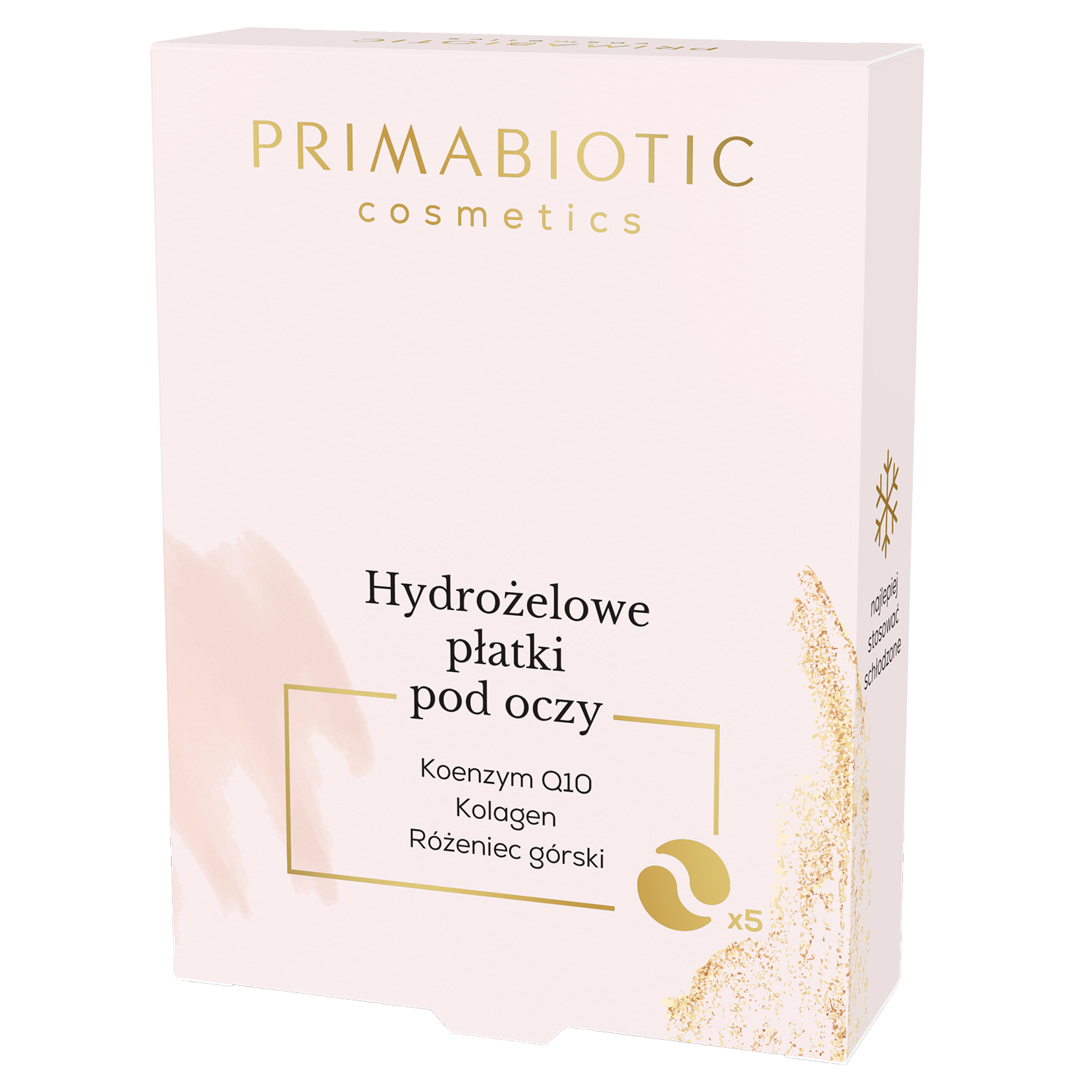 Primabiotic Primabiotic Cosmetics, hydrożelowe płatki pod oczy, 5 saszetek — Inhaltsstoffe und Bewertung