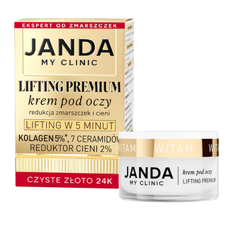 Janda My Clinic Lifting Premium, krem pod oczy, 15 ml - zdjęcie produktu