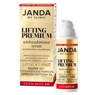 Janda My Clinic Lifting Premium, wielozadaniowe serum na dzień dobry i na dobranoc, 30 ml - zdjęcie produktu