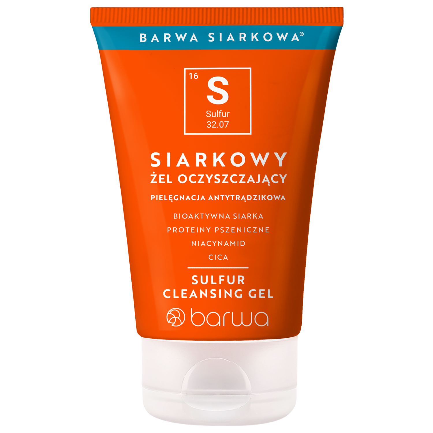 Nieznana Barwa Siarkowa, siarkowy żel oczyszczający do twarzy, 120 ml — Inhaltsstoffe und Bewertung