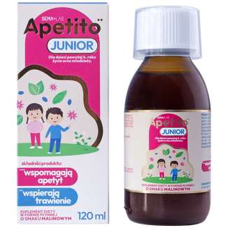 SEMA Lab Apetito Junior, 120 ml KRÓTKA DATA - zdjęcie produktu