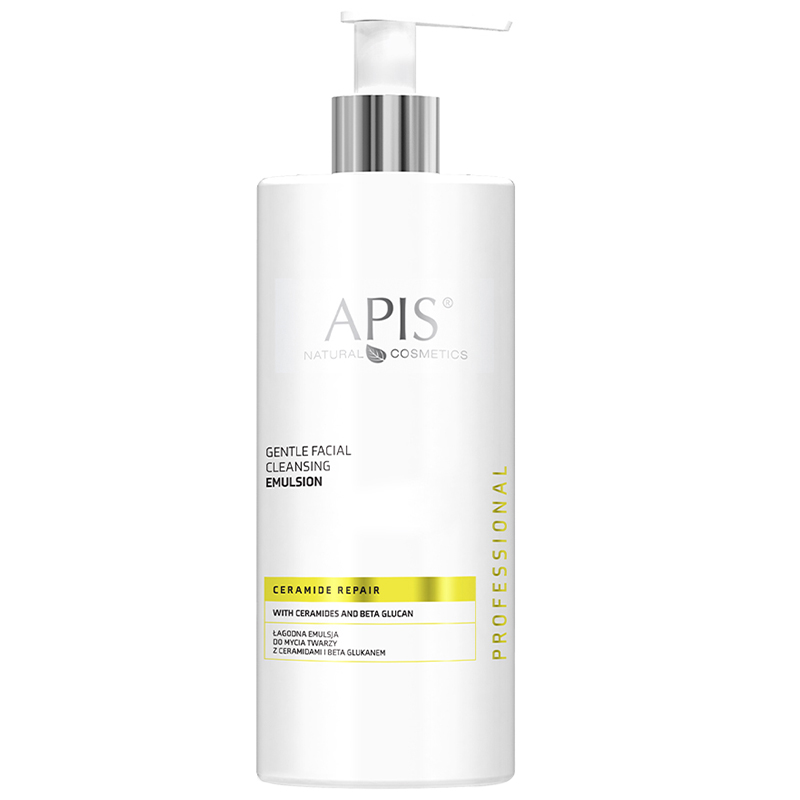Nieznana Apis Professional Ceramide Repair, łagodna emulsja do mycia twarzy z ceramidami i beta-glukanem, 500 ml — Składniki i ocena