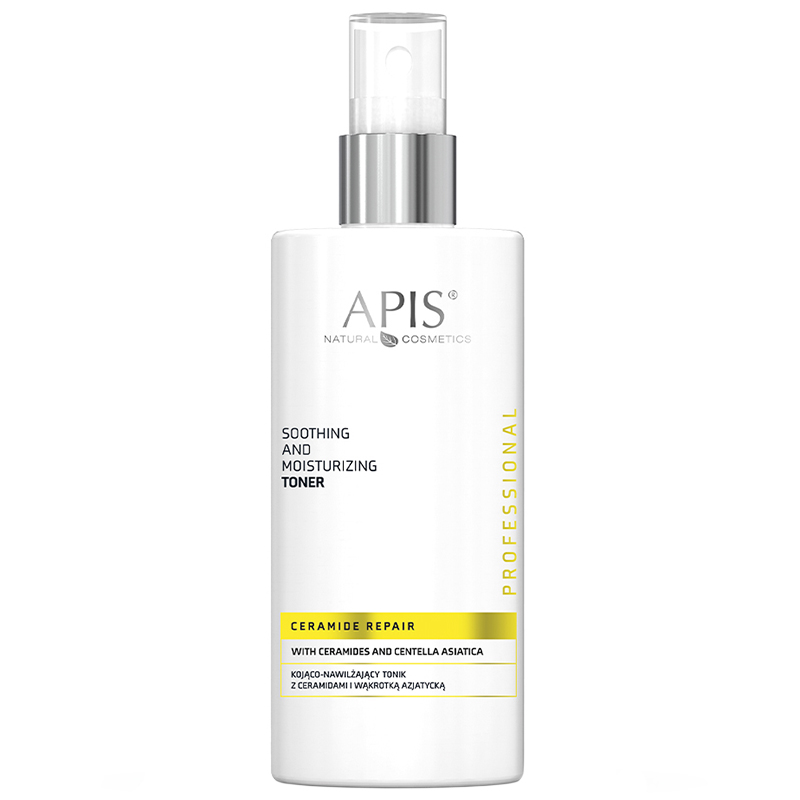 Nieznana Apis Professional Ceramide Repair, kojąco-nawilżający tonik z ceramidami i wąkrotą azjatycką, 300 ml