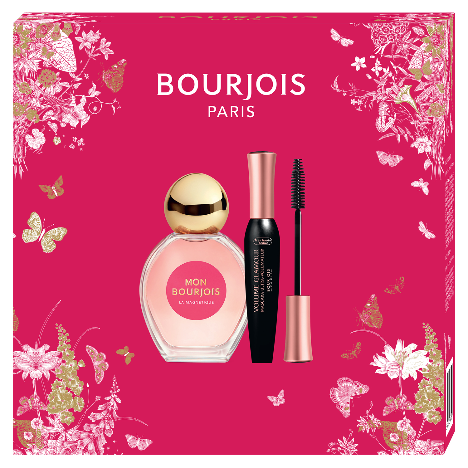 Bourjois Set Bourjois, Volume Glamour, Mascara für die Wimpern, schwarz, 12 ml + La Magnetique, Eau de Parfum, 50 ml — Inhaltsstoffe und Bewertung