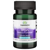 Swanson Iron Ferrous Fumarate, fumaran żelaza, 60 kapsułek - miniaturka zdjęcia produktu