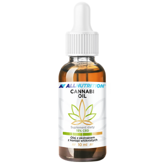 Allnutrition Cannabi Oil 15% CBD, olej z konopi, 10 ml - zdjęcie produktu