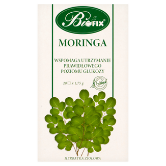 Bi Fix Moringa, herbatka ziołowa, 20 saszetek - zdjęcie produktu