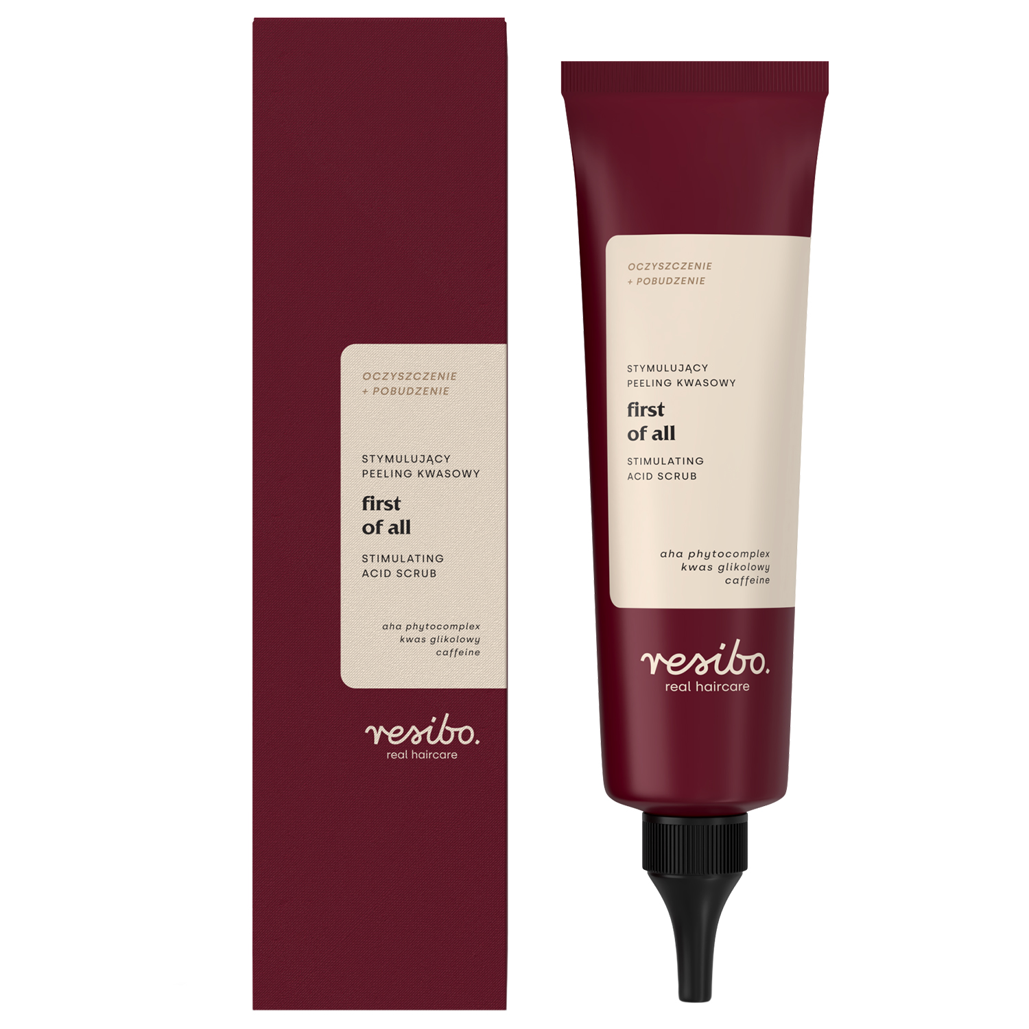 Resibo Resibo First of All, stimulierend peeling mit Säure, 100 ml — Inhaltsstoffe und Bewertung