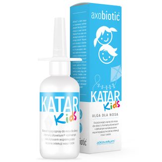 Axobiotic Katar Kids, oczyszczający spray do nosa dla dzieci od 1 roku, 30 ml KRÓTKA DATA - zdjęcie produktu