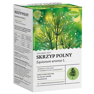 Herbapol Skrzyp Polny, herbatka ziołowa, 30 saszetek biodegradowalnych KRÓTKA DATA - zdjęcie produktu