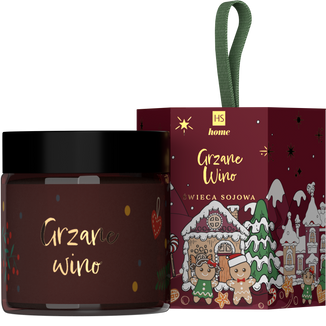 HiSkin, świeca sojowa, Świąteczny Grzaniec, 100 ml - zdjęcie produktu