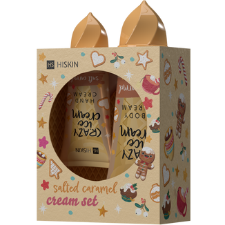 Zestaw HiSkin Salted Caramel Cream, krem do ciała, 200 ml + krem do rąk, 60 ml - zdjęcie produktu