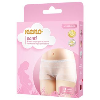 Neno Panti, wielorazowe majtki poporodowe, rozmiar L, 2 sztuki USZKODZONE OPAKOWANIE - zdjęcie produktu