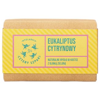 Cztery Szpaki, mydło w kostce, eukaliptus cytrynowy, 110 g - zdjęcie produktu