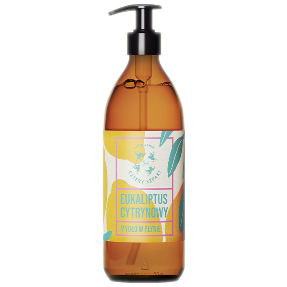 Mydlarnia Cztery Szpaki Cztery Szpaki, mydło w płynie, eukaliptus cytrynowy, 500 ml