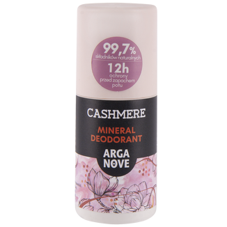 Arganove, dezodorant mineralny ałunowy roll-on, Cashmere, 50 ml - zdjęcie produktu