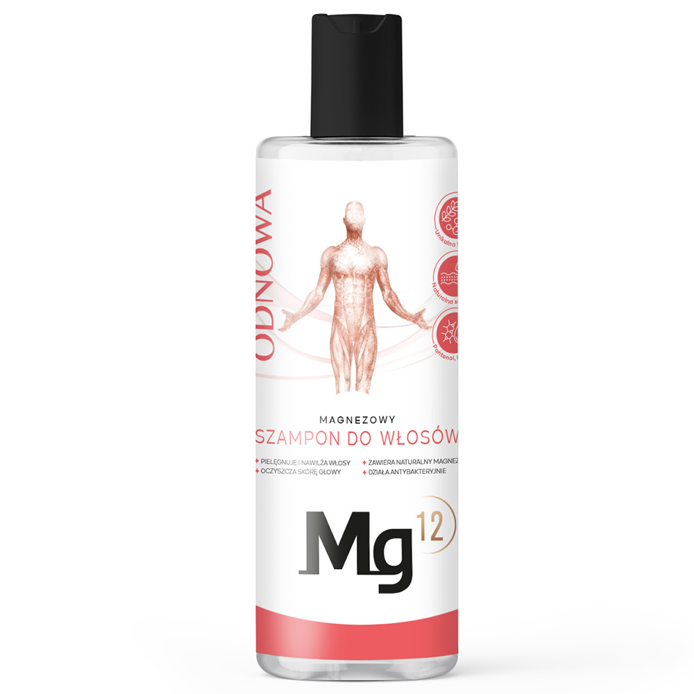 Mg12 Mg12 Odnowa, magnezowy szampon do włosów z solą Epsom, 200 ml — Inhaltsstoffe und Bewertung
