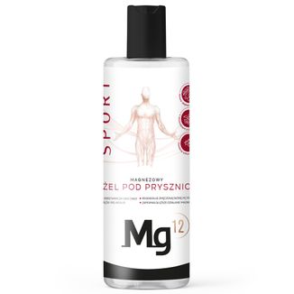 Mg12 Sport, magnezowy żel pod prysznic z biszofitem, 200 ml - zdjęcie produktu