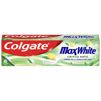 Colgate Max Fresh Himalayan Salt & Lemon Oil, pasta do zębów, 75 ml USZKODZONE OPAKOWANIE Colgate Max Fresh Himalayan Salt & Lemon Oil, pasta do zębów, 75 ml USZKODZONE OPAKOWANIE - zdjęcie produktu