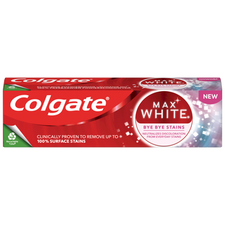 Colgate Max White Bye Bye Stains, pasta do zębów, 75 ml - zdjęcie produktu