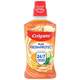 Colgate Citrus Fresh, płyn do płukania jamy ustnej, 500 ml - zdjęcie produktu