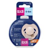 Lovi Prime, smoczek uspokajający, silikonowy, dynamiczny, Nude, 34/404, 0-6 miesięcy, 1 sztuka - miniaturka zdjęcia produktu
