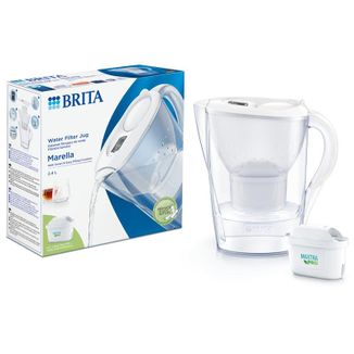 Brita Marella, dzbanek filtrujący 2,4 l, biały + filtr Maxtra Pro Pure Performance, 1 sztuka - zdjęcie produktu