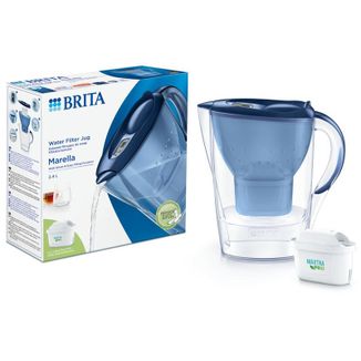 Brita Marella, dzbanek filtrujący 2,4 l, niebieski + filtr Maxtra Pro Pure Performance, 1 sztuka - zdjęcie produktu