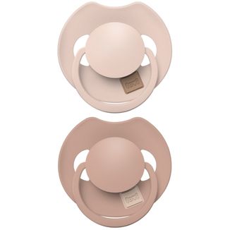 Lovi Prime, smoczek uspokajający, 6-18 miesięcy, silikonowy, dynamiczny, Nude/Blush, 2 sztuki - zdjęcie produktu