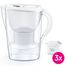 Brita Marella, dzbanek filtrujący 2,4 l, biały + filtr Maxtra Pro Pure Performance, 3 sztuki - miniaturka 2 zdjęcia produktu