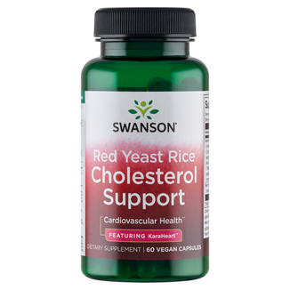 Swanson Red Yeast Rice Cholesterol Support, 60 kapsułek wegetariańskich - zdjęcie produktu