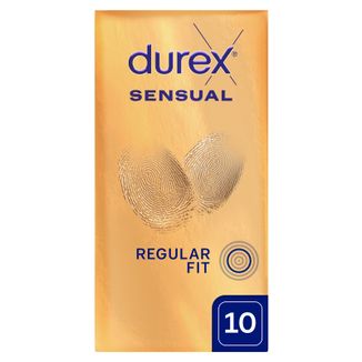 Durex Sensual, prezerwatywy supercienkie, 10 sztuk - zdjęcie produktu